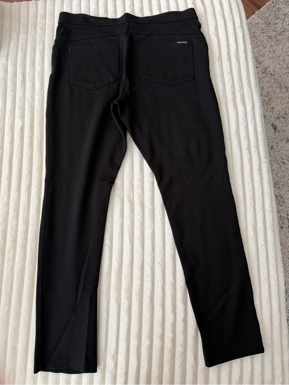 DKNY Black Skinny Ponte Pants for Women
